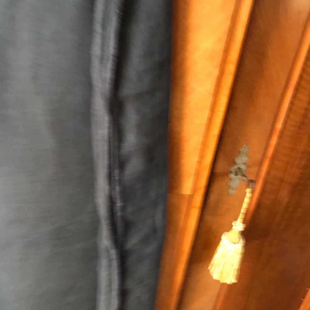 Christa De Carouge Swiss designer Navy Linen Dress
Outside seams. On Sale - Picture 3 of 4